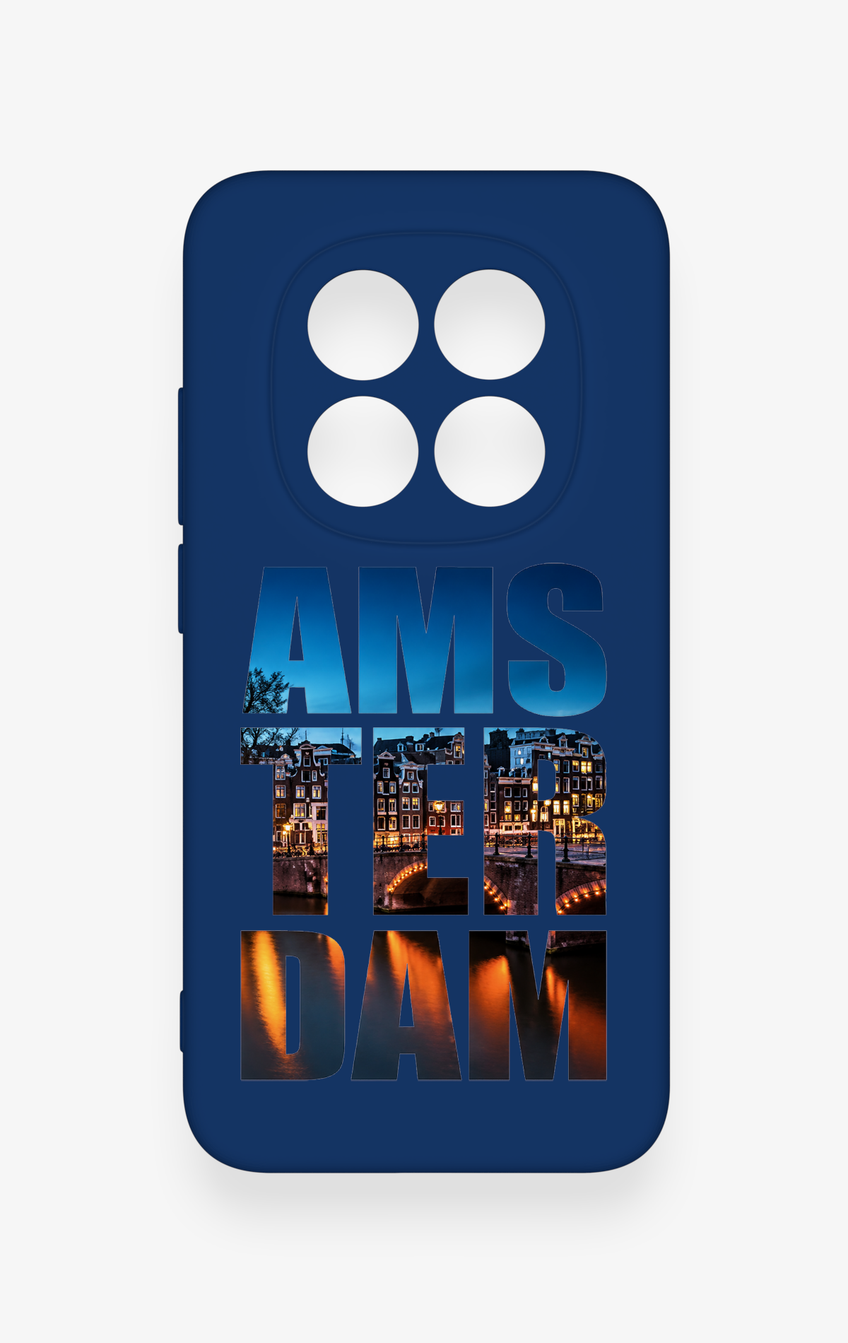 Redmi Note 15 Pro 5G Uyumlu Amsterdam Desenli Silikon Kılıf