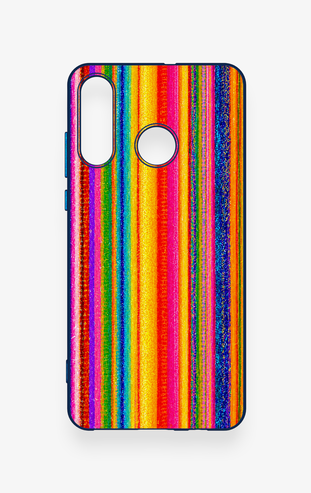 Huawei P30 Lite Uyumlu Rengarenk Desenli Silikon Kılıf