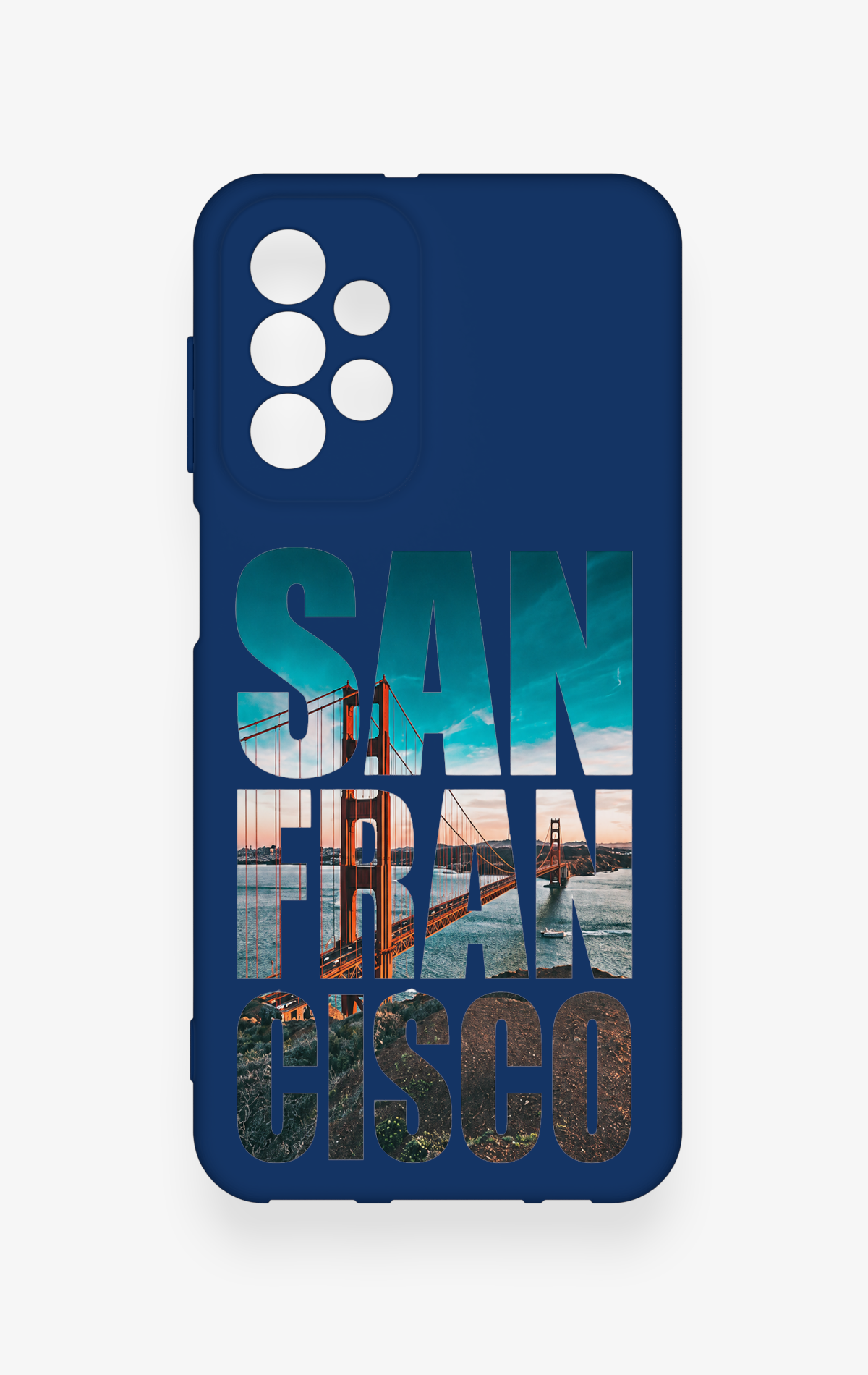 Samsung A23 Uyumlu San Francisco Desenli Silikon Kılıf