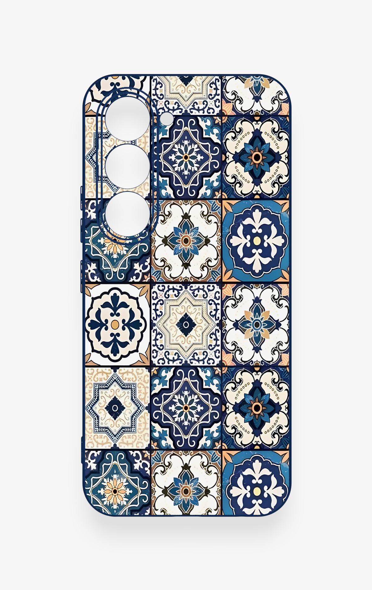 Tecno Spark 40 Pro Uyumlu Mozaik Çini Desenli Silikon Kılıf