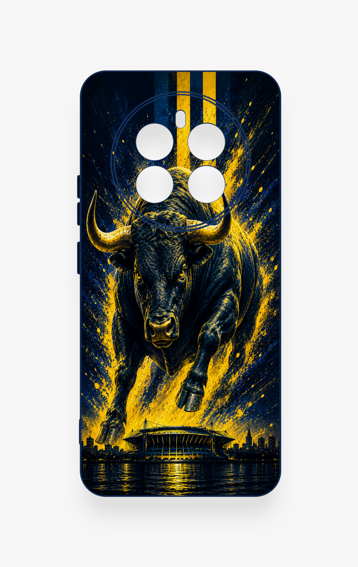 Realme 12 4G Uyumlu Kadiköy Boğası Desenli Silikon Kılıf