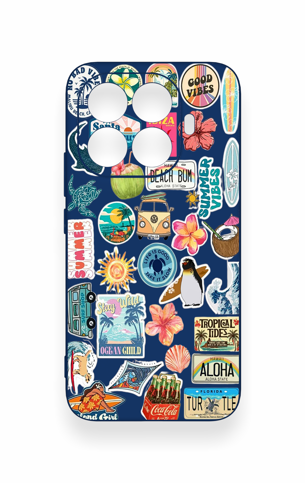 Mi 15T PRO Uyumlu Summer Vibes Desenli Silikon Kılıf
