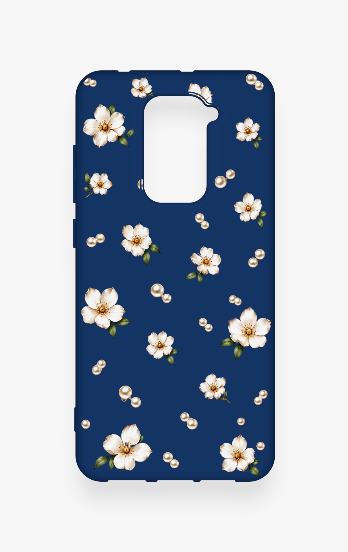Redmi Note 9 Uyumlu Papatya İnci Desenli Silikon Kılıf