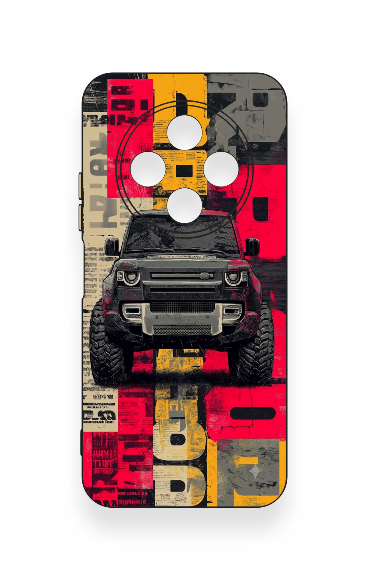 Tecno Spark 30C Uyumlu Defender Truck Desenli Silikon Kılıf