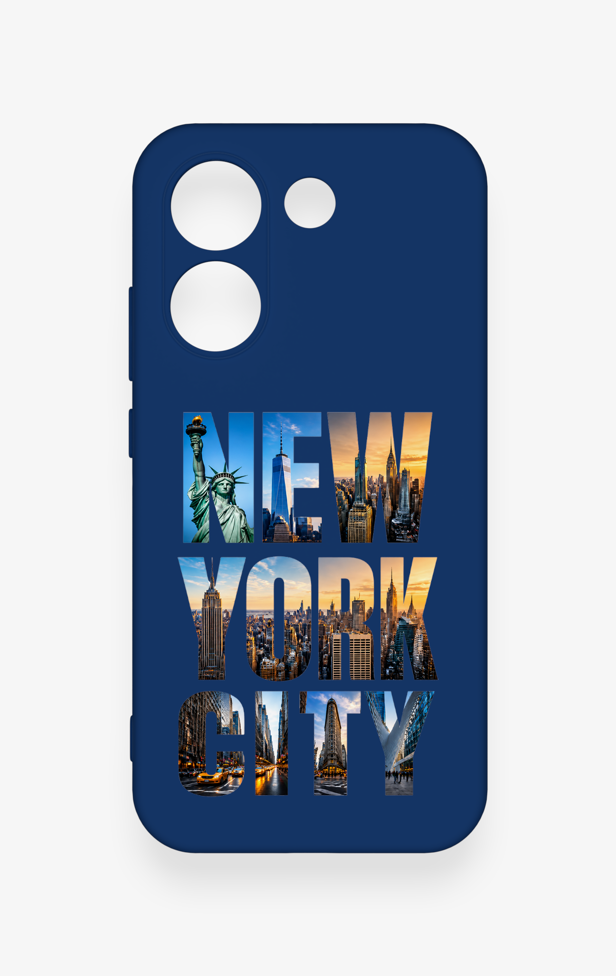 Poco X8 Pro Uyumlu New York City Desenli Silikon Kılıf