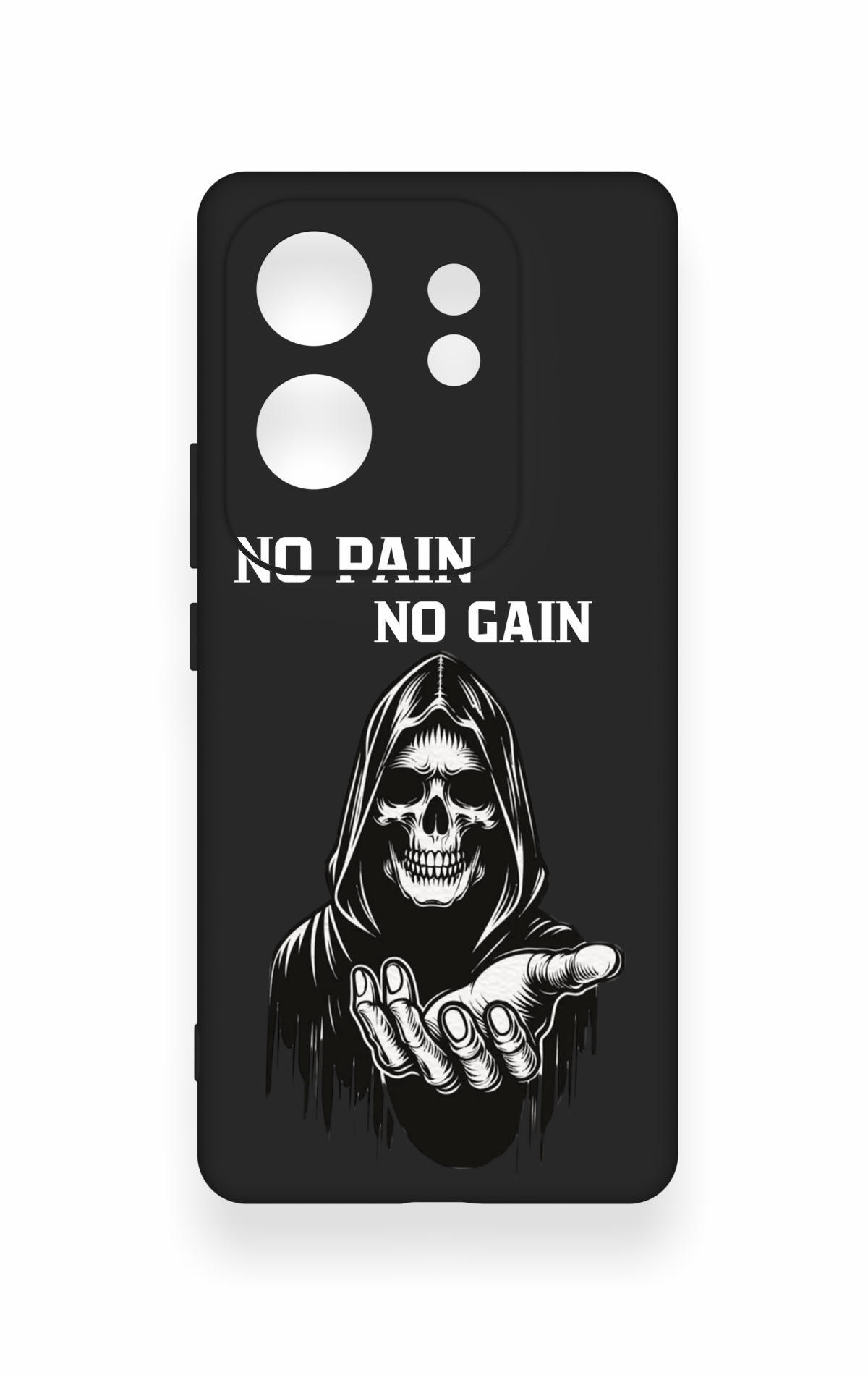 İnfinix Zero 30 Uyumlu No Pain No Gain Desenli Silikon Kılıf