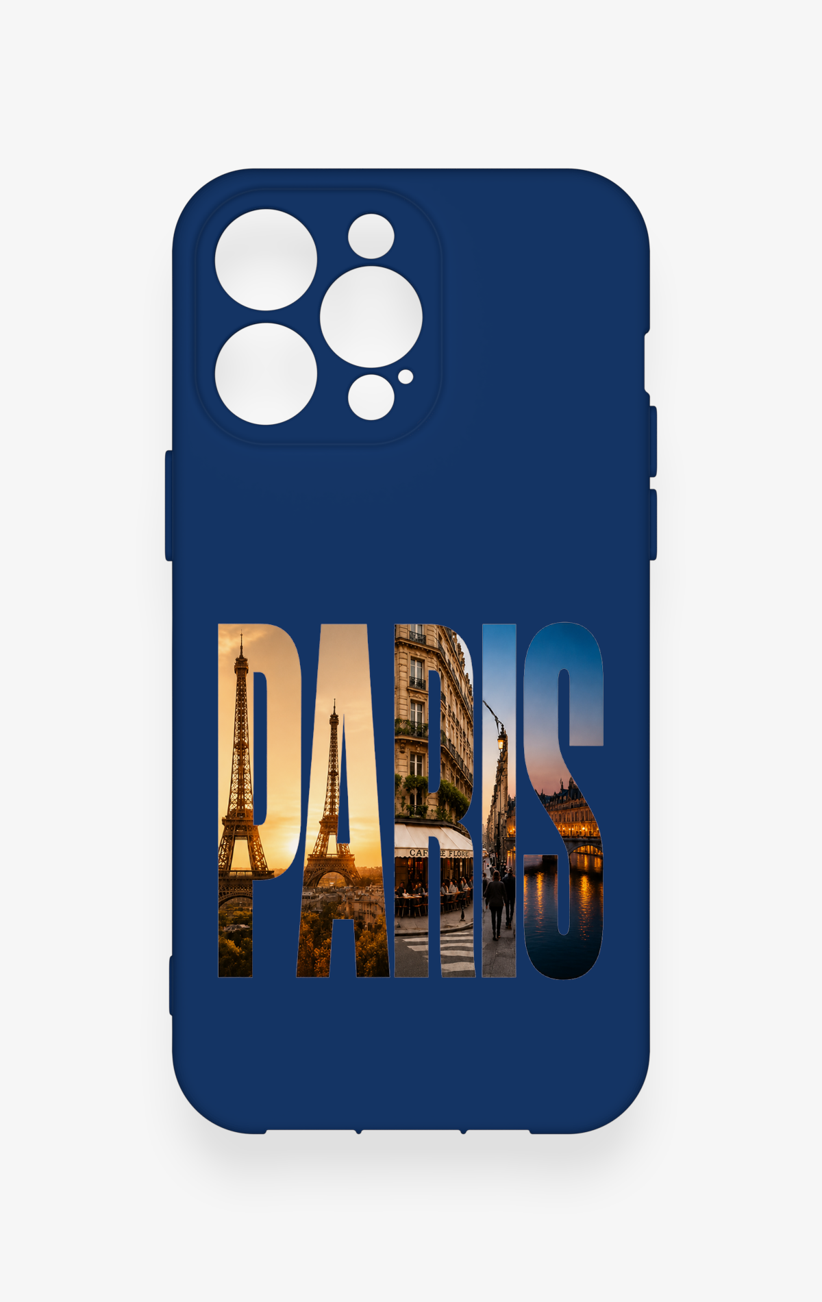 iPhone 13 Pro Max Uyumlu Paris Desenli Silikon Kılıf