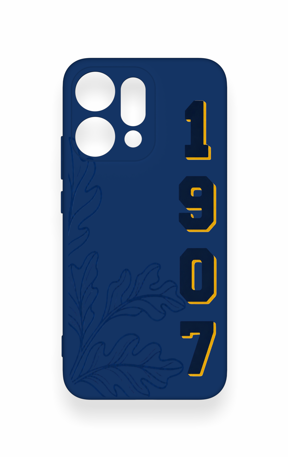 Oppo Reno 14 Uyumlu 1907 Palamut Desenli Silikon Kılıf