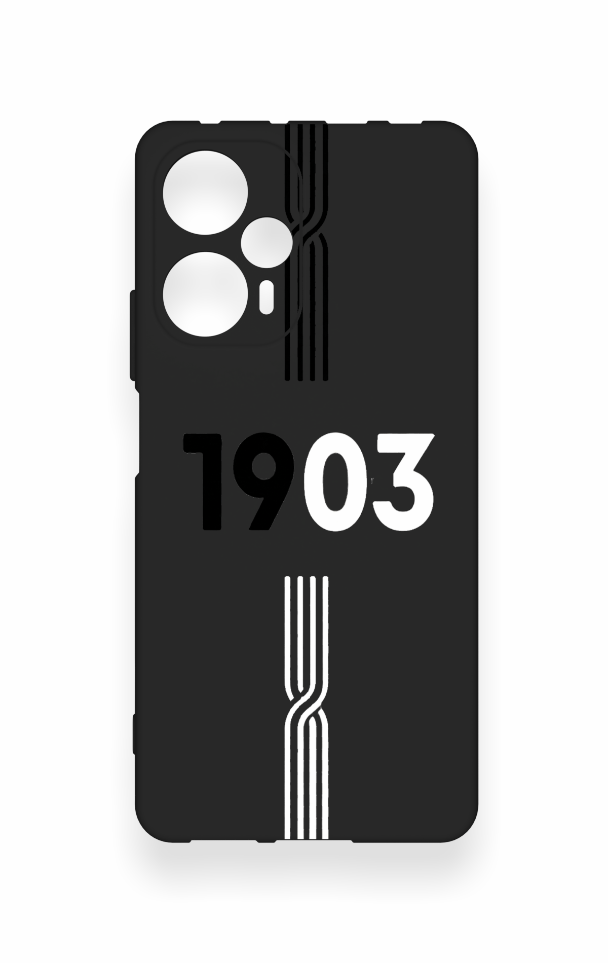 Poco F5 Uyumlu 1903 Kemer Desenli Silikon Kılıf