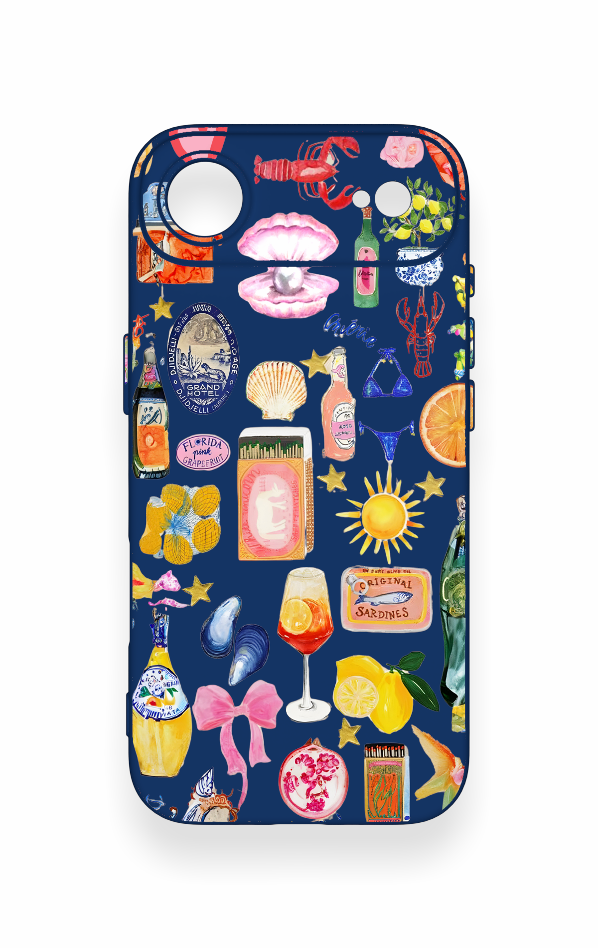 iPhone 17 Air Uyumlu Summer Desenli Silikon Kılıf