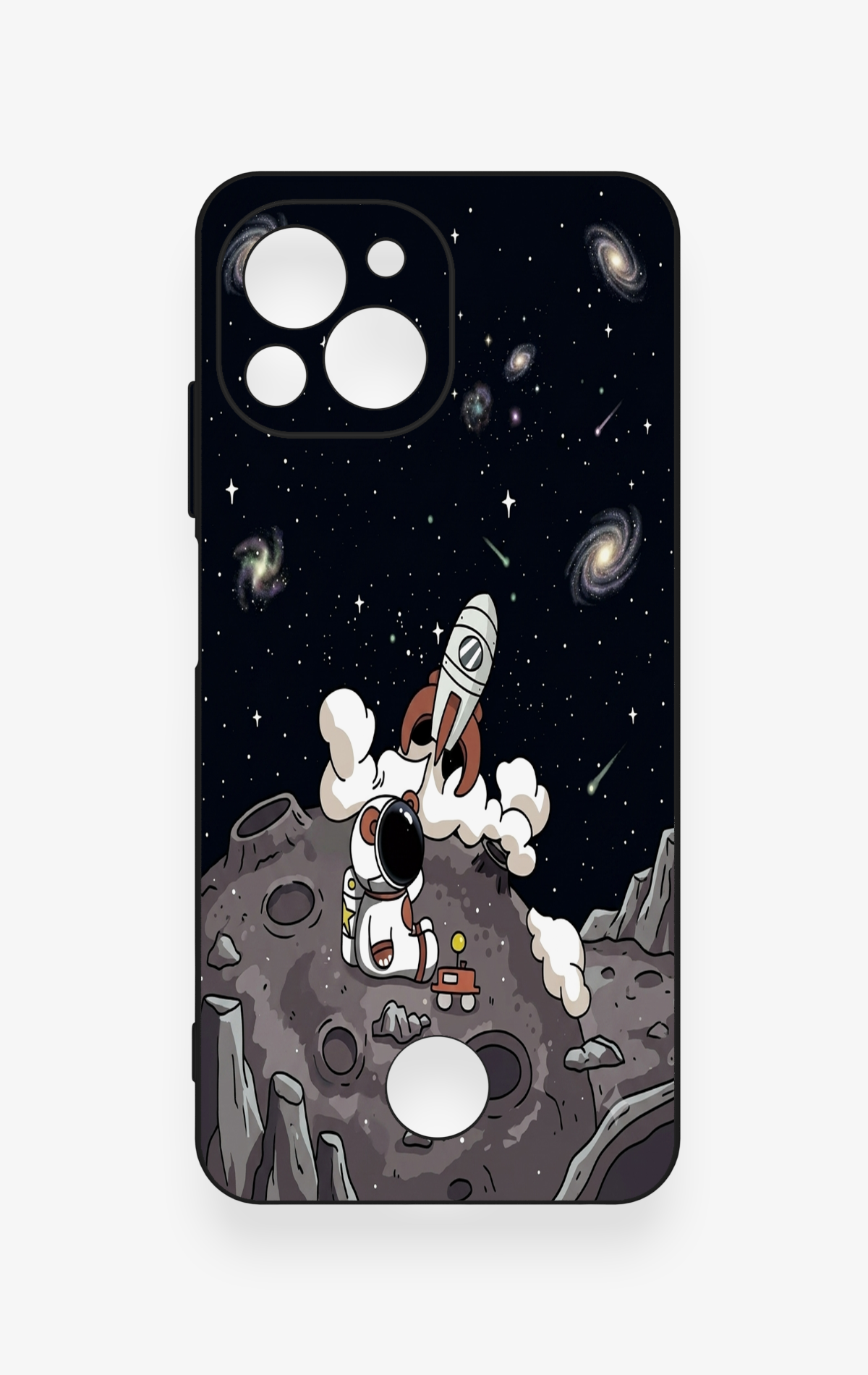 Reeder S23 Pro Max Uyumlu Uzay Astronot Desenli Silikon Kılıf