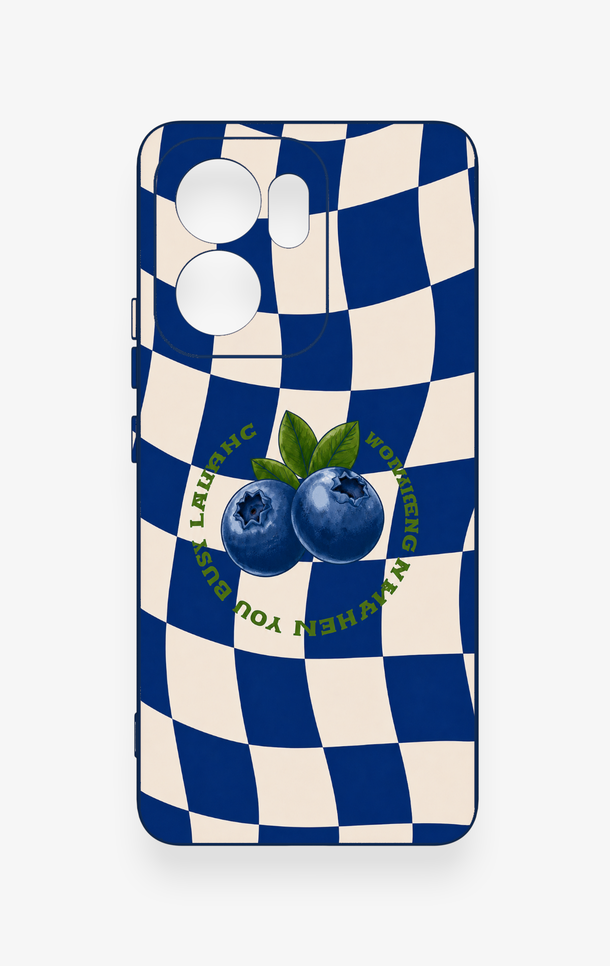 Oppo Reno 13F Uyumlu Yaban Mersini Desenli Silikon Kılıf