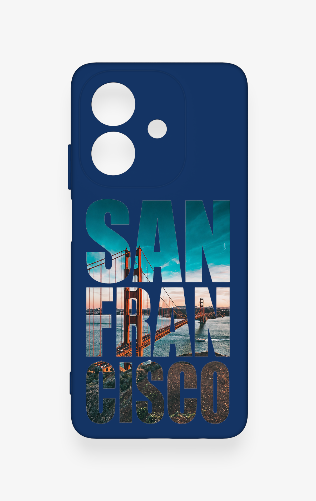 Oppo A3 Uyumlu San Francisco Desenli Silikon Kılıf