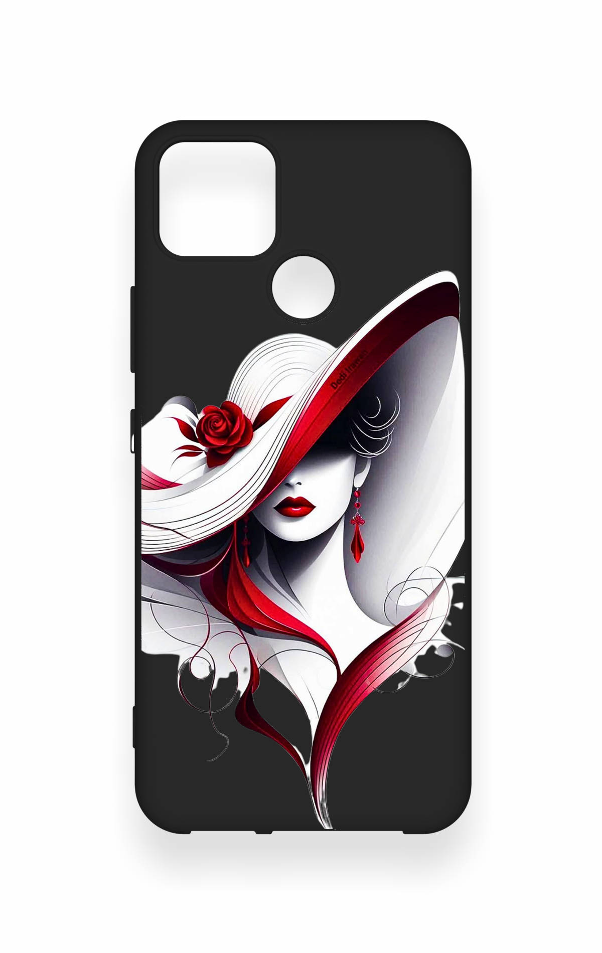Realme C25 Uyumlu Matmazel Desenli Silikon Kılıf