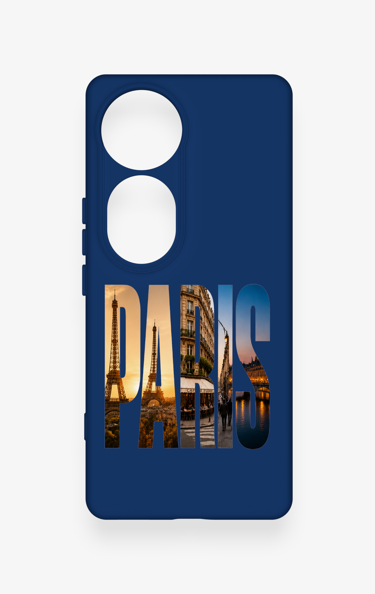 Vivo V40 Uyumlu Paris Desenli Silikon Kılıf