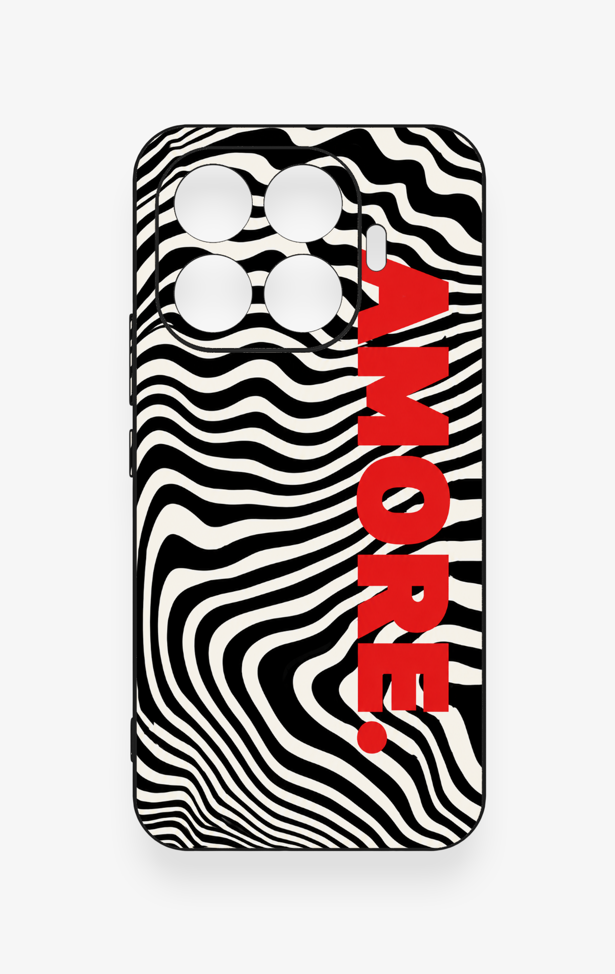 Mi 17T Pro 5G Uyumlu Zebra Amore Desenli Silikon Kılıf