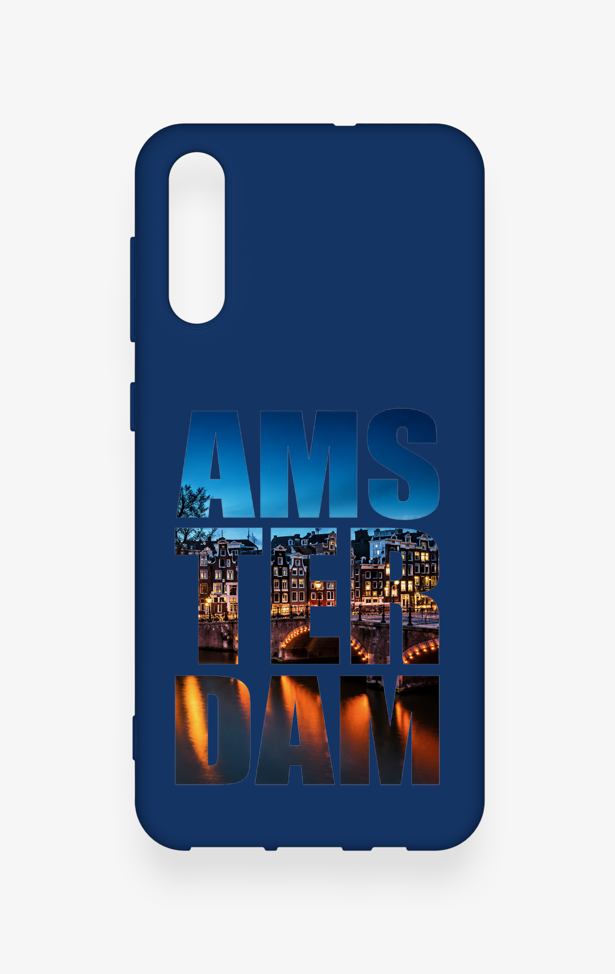 Samsung A50 Uyumlu Amsterdam Desenli Silikon Kılıf