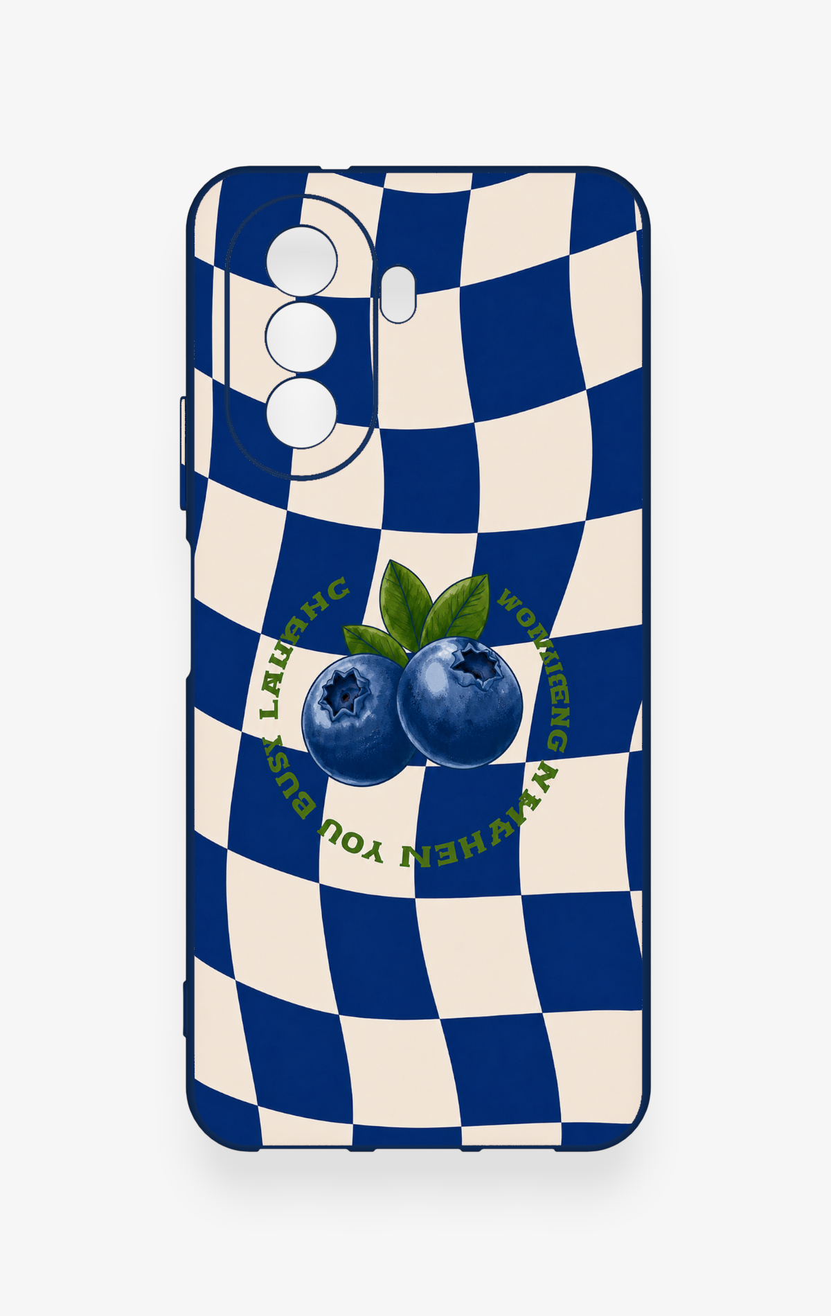 Huawei Nova Y70 Uyumlu Yaban Mersini Desenli Silikon Kılıf