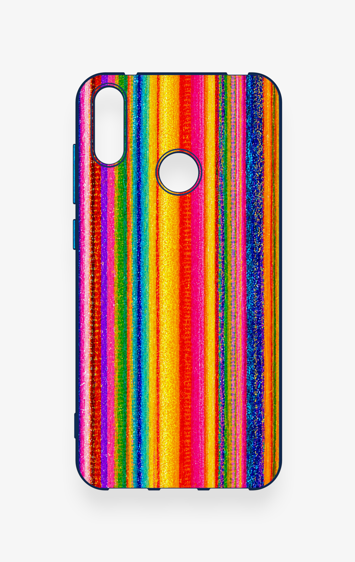 Huawei Y7 2019 Uyumlu Rengarenk Desenli Silikon Kılıf