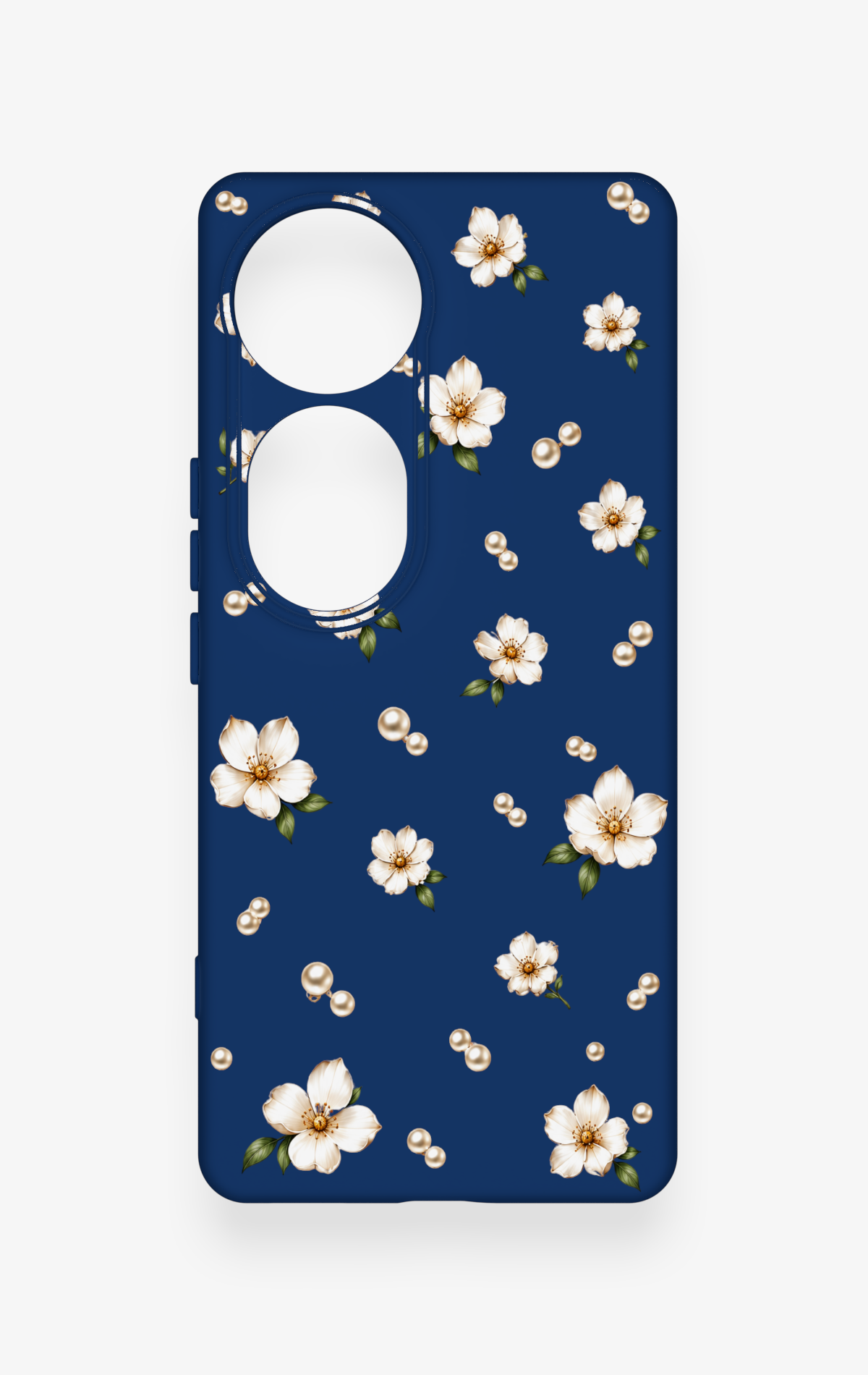Vivo V40 Uyumlu Papatya İnci Desenli Silikon Kılıf