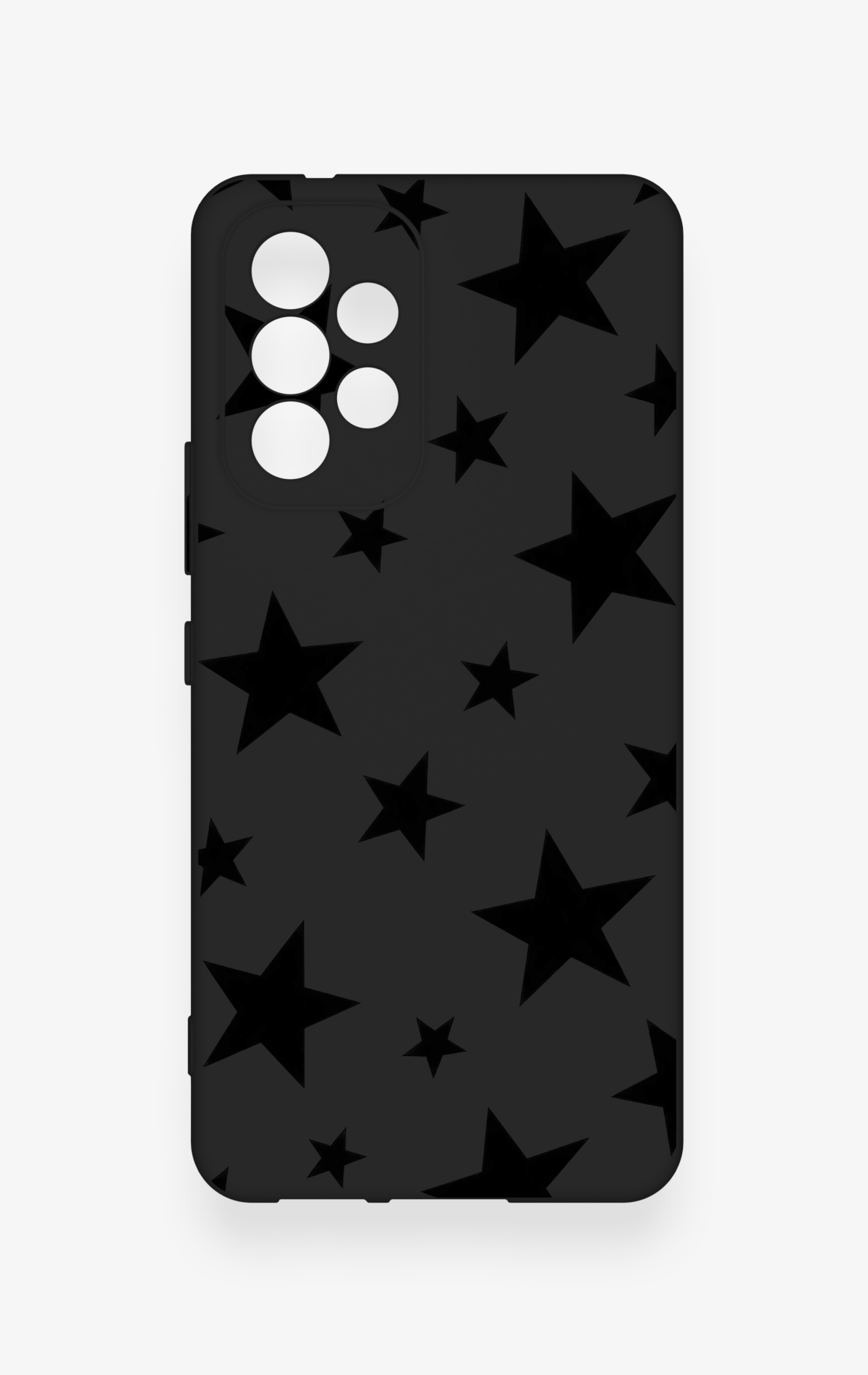 Samsung A53 Uyumlu Siyah Star Desenli Silikon Kılıf