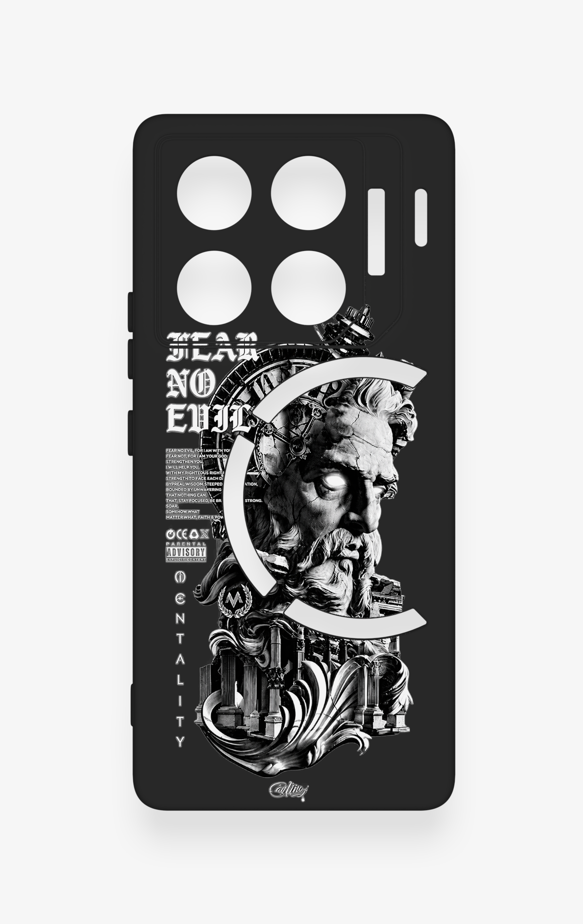İnfinix Gt 20 Pro Uyumlu Fear No Evil Desenli Silikon Kılıf