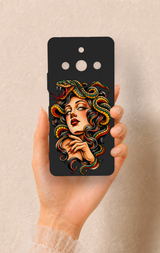 Realme 11 Pro Uyumlu Medusa Desenli Silikon Kılıf