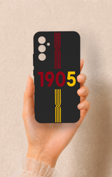 Samsung A34 Uyumlu 1905 Kemer Desenli Silikon Kılıf