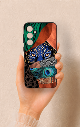Samsung S23Fe Uyumlu Amazon Kaplan Desenli Silikon Kılıf