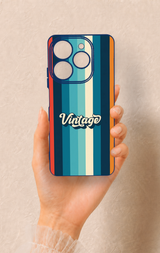 Tecno Spark 10 Pro Uyumlu Vintage Desenli Silikon Kılıf