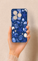 Tecno Spark 20 Pro Uyumlu Deniz Kabuğu Desenli Silikon Kılıf