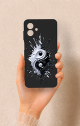 Samsung A07 Uyumlu İyi ve Kötü Desenli Silikon Kılıf