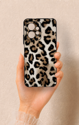 Redmi Note 12 4G Uyumlu Leopar Derisi Desenli Silikon Kılıf