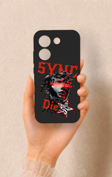 Poco X8 Pro Uyumlu Sync Die Desenli Silikon Kılıf