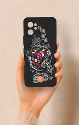 Reeder S19 Max Pro Uyumlu Rubik Küb Desenli Silikon Kılıf