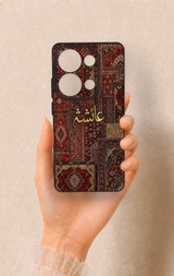 Redmi Note 13 Pro 4G Uyumlu Vintage Halı Desenli Silikon Kılıf