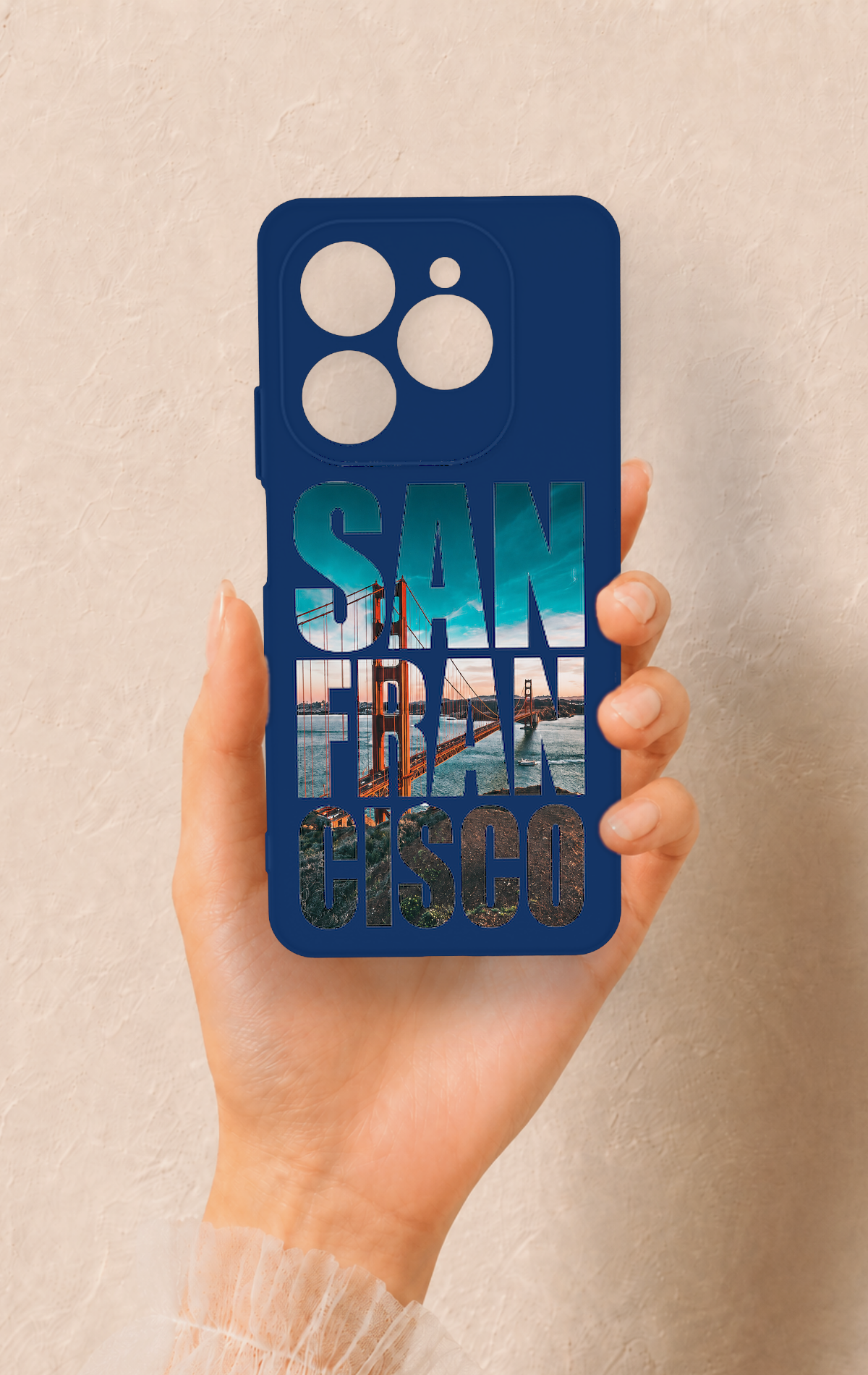 Tecno Spark 20 Pro Uyumlu San Francisco Desenli Silikon Kılıf