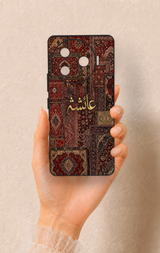 Tecno Camon 30 Pro 5G Uyumlu Vintage Halı Desenli Silikon Kılıf