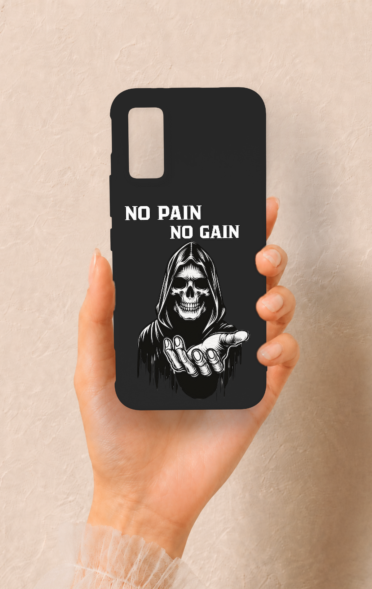 İnfinix Gt 30 Pro Uyumlu No Pain No Gain Desenli Silikon Kılıf
