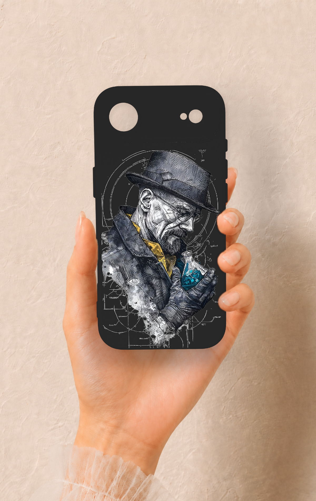 iPhone 17 Air Uyumlu Walter White Desenli Silikon Kılıf