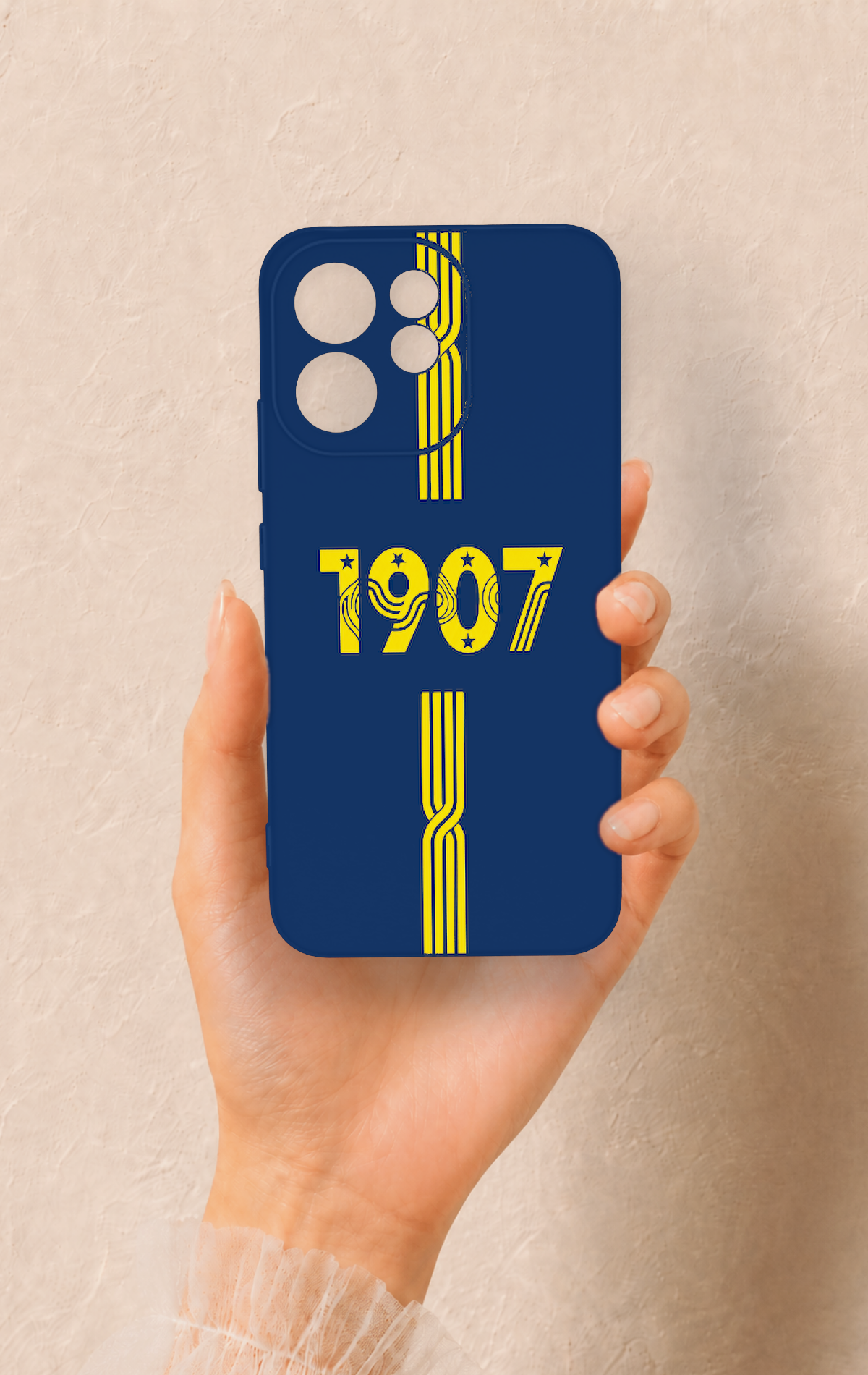 Oppo Reno 15F Uyumlu 1907 Kemer Desenli Silikon Kılıf