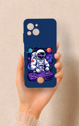 Reeder S23 Pro Max Uyumlu Astronot DJ Desenli Silikon Kılıf