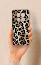 Redmi Note 14 Pro 5G Uyumlu Leopar Derisi Desenli Silikon Kılıf