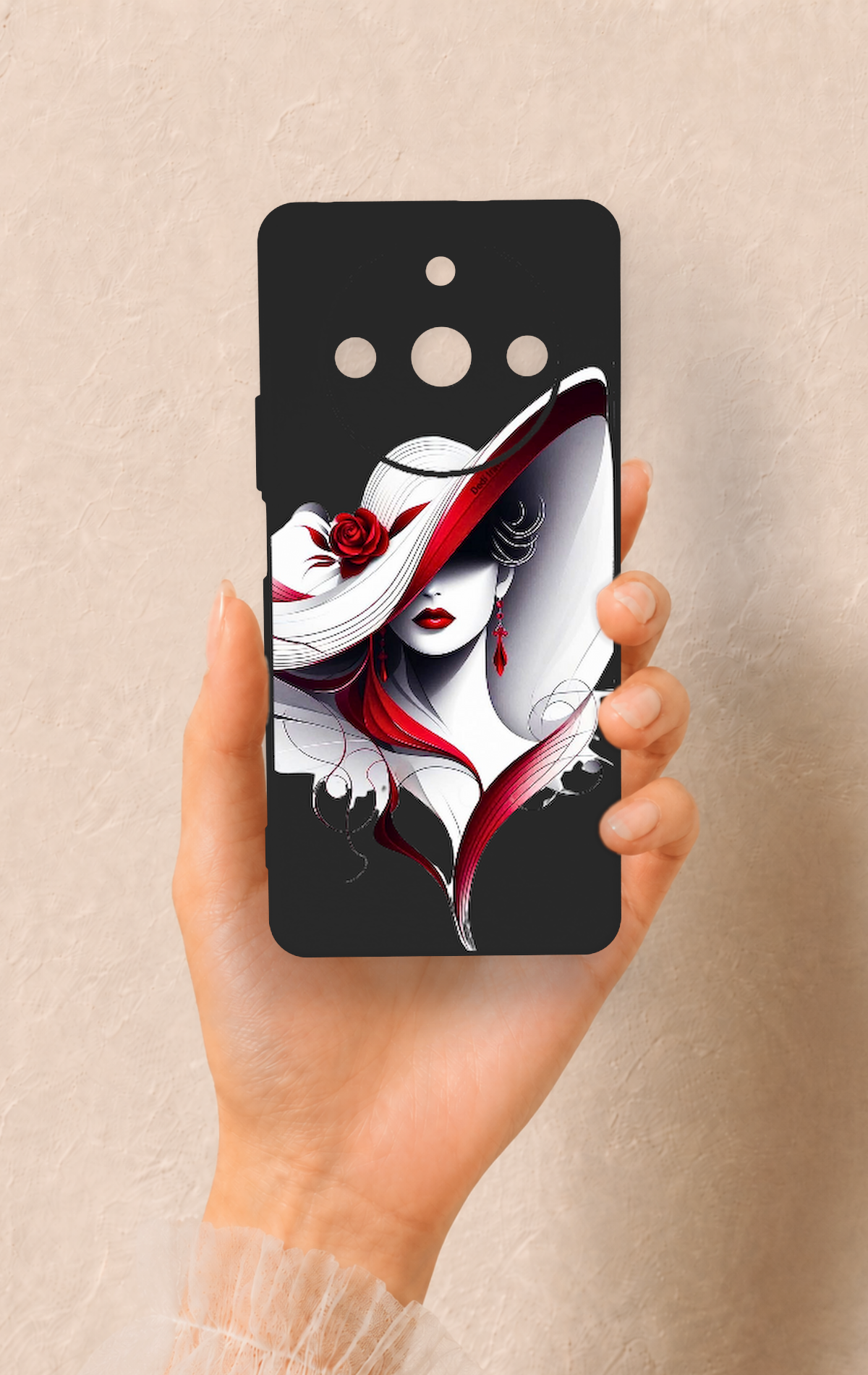 Realme 11 Pro Uyumlu Matmazel Desenli Silikon Kılıf