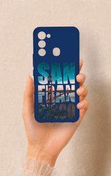 Tecno Spark 8C Uyumlu San Francisco Desenli Silikon Kılıf