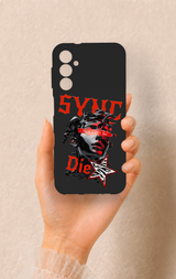 Samsung A14 Uyumlu Sync Die Desenli Silikon Kılıf