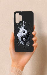 Samsung A32 Uyumlu İyi ve Kötü Desenli Silikon Kılıf