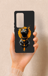 Vivo V30 Uyumlu Mısırlı Kedi Tanrısı Desenli Silikon Kılıf