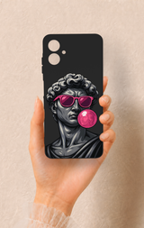 Samsung A06 Uyumlu Pop David Desenli Silikon Kılıf