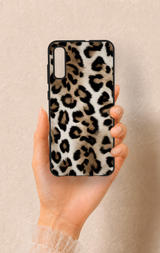 Samsung A70 Uyumlu Leopar Derisi Desenli Silikon Kılıf